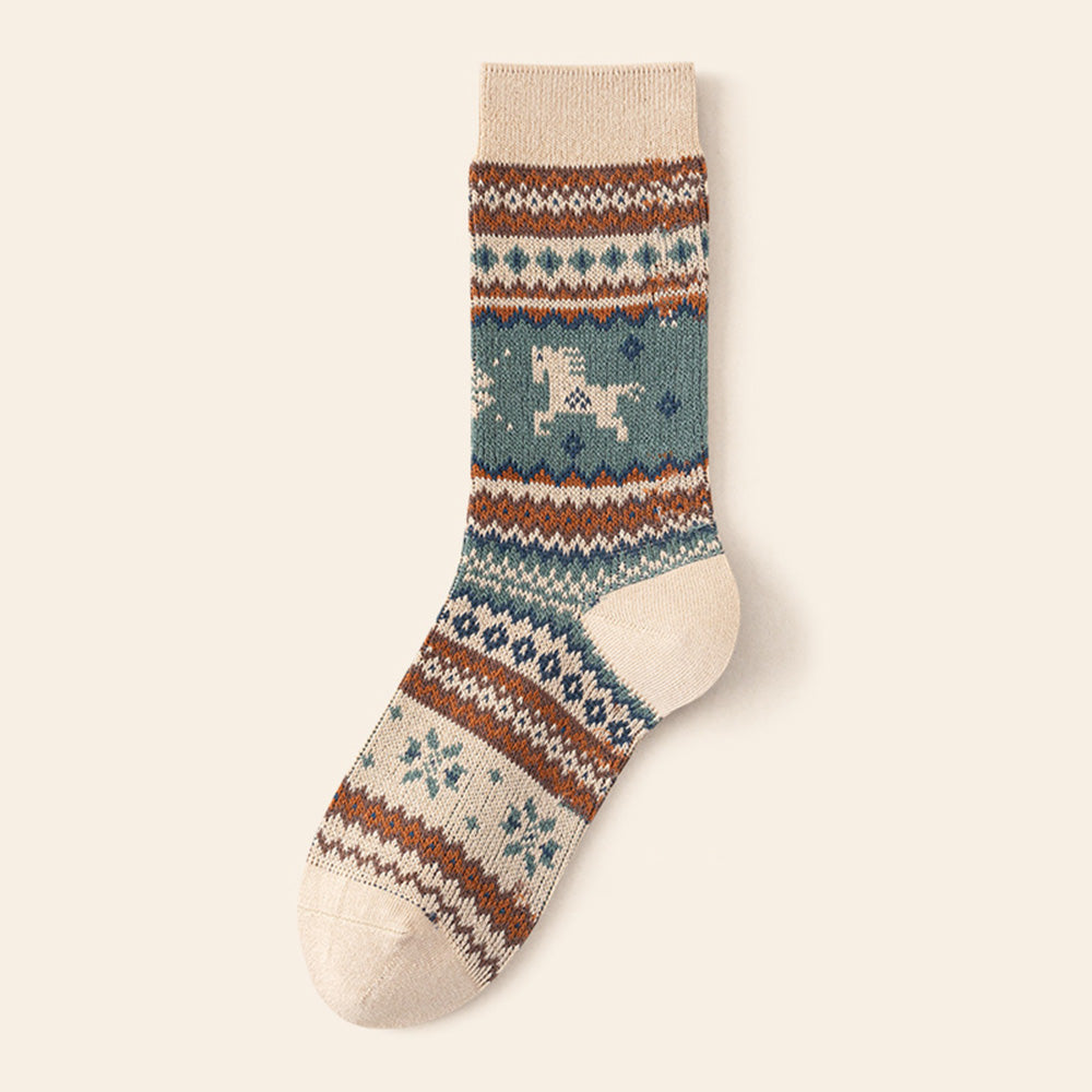 Color Block Mid-Calf Socks - DippedShop Wholesale - #0531