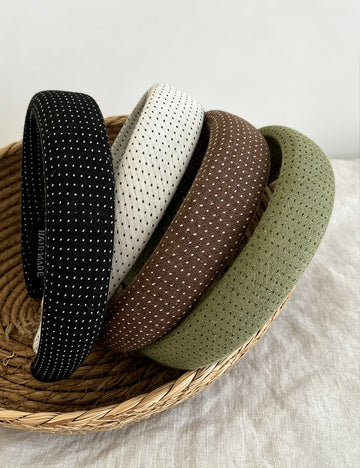 Stylish Soft Padded Polka Dots Head Band 6W6HBD382
