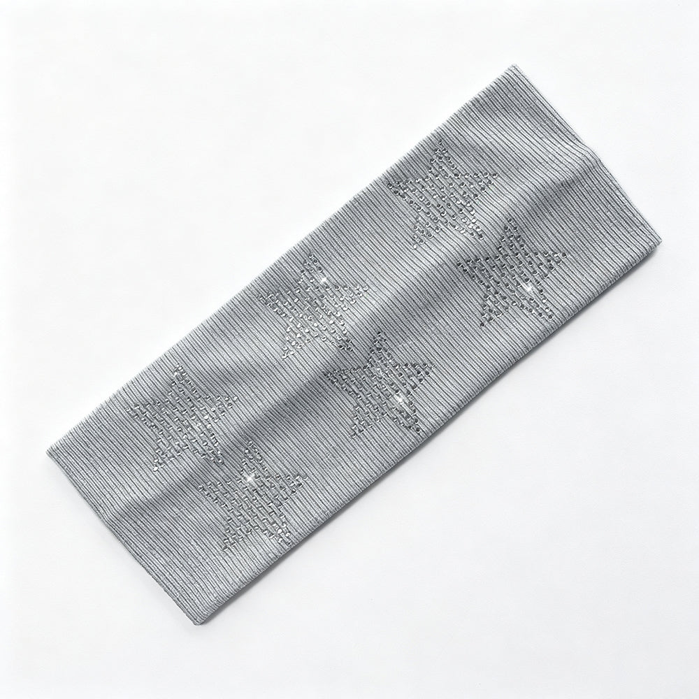 Stylish Star Rhinestones High Elastic Headband 6W6HBD411
