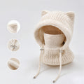 Cat Ear Knit Balaclava - DippedShop Wholesale - #3667