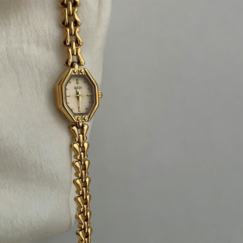 Octagonal Analog Quartz Bracelet Watch - DippedShop Wholesale - #5491