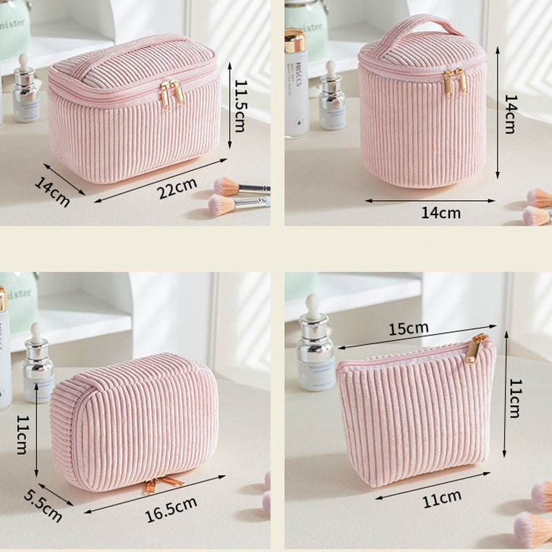 Velvet Travel Makeup Bag - DippedShop Wholesale - #1171