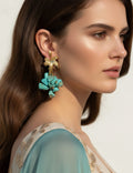 Boho Tassel Stone Earrings - DippedShop Wholesale - #3395