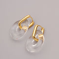 Chunky Gold Dangle Earrings - DippedShop Wholesale - #0003