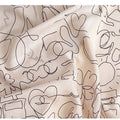 Trendy Print Cotton Linen Scarf - DippedShop Wholesale - #2739