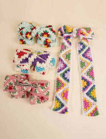 Boho Floral Pearl Hair Barrette - DippedShop Wholesale - #3491