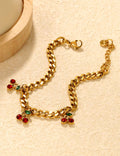 Colorful Heart CZ Bracelet - DippedShop Wholesale - #8899