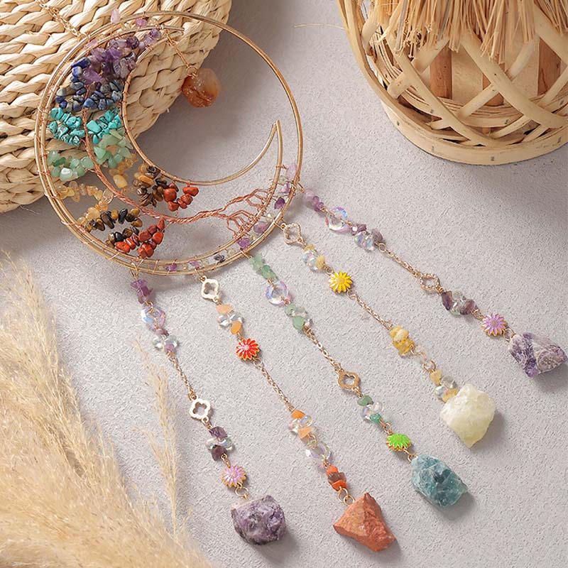 Tree of Life Crystal Suncatcher - DippedShop Wholesale - #9123
