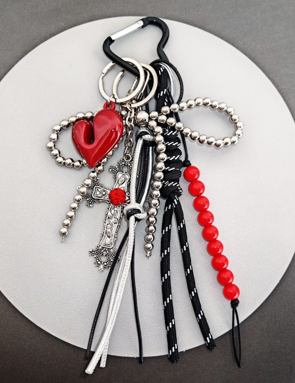 Bow Love Cross Keychain Bag Charms DP25B552