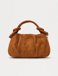 Faux Suede Knot Handle Handbag ZDFNA3501