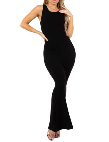 Seamless Shapewear Long Dress - DippedShop Wholesale - #9763