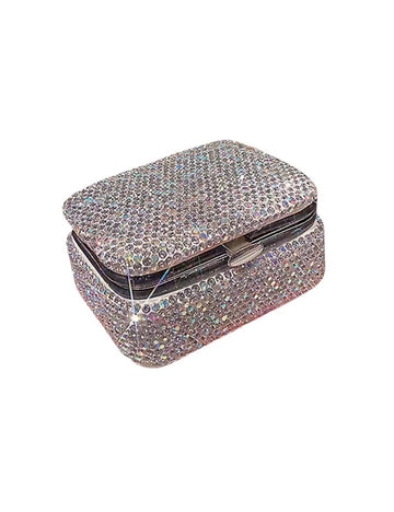 Minimalist Sparking Rhinestone Mini Jewelry Case DP25F856