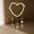 Crystal Heart Suncatcher - DippedShop Wholesale - #1779