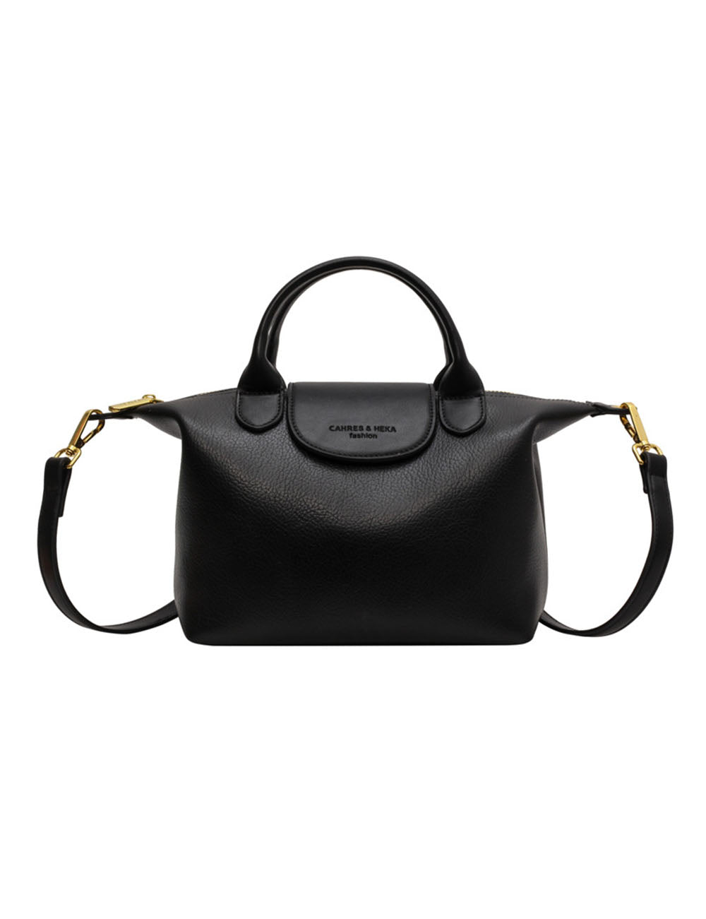 Minimalist Leather Top Handle Shoulder Bucket Bag DP25G628