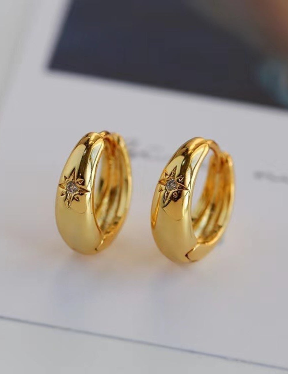Trendy Gold Plated Cubic Zirco - DippedShop Wholesale - #3827