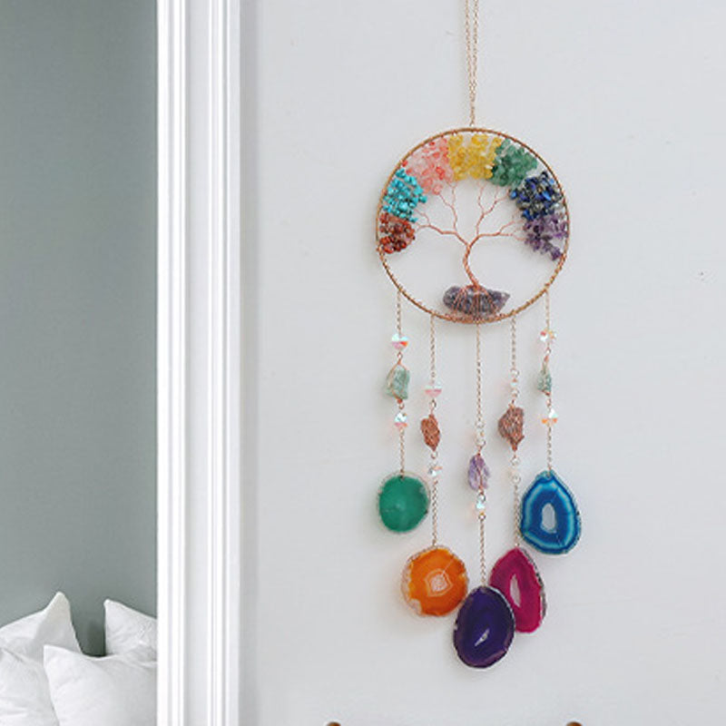 Crystal Tree of Life Suncatcher - DippedShop Wholesale - #0467