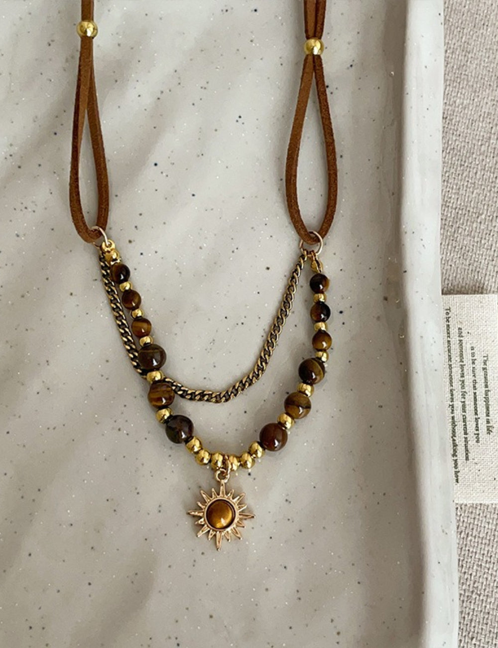 Vintage Sunflower Pendant Necklace - DippedShop Wholesale - #4627