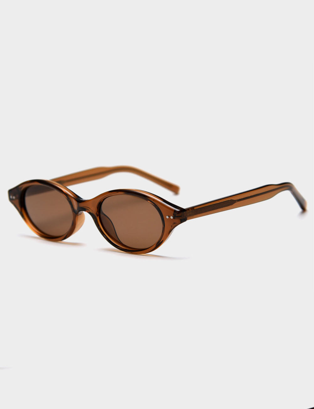 Vintage Oval Polarized Sunglasses - DippedShop Wholesale - #7459
