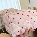 Quilted Floral Cosmetic Bag - DippedShop Wholesale - #0867