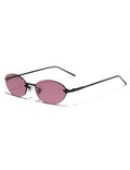 Trendy Oval Borderless Sunglasses - DippedShop Wholesale - #3571