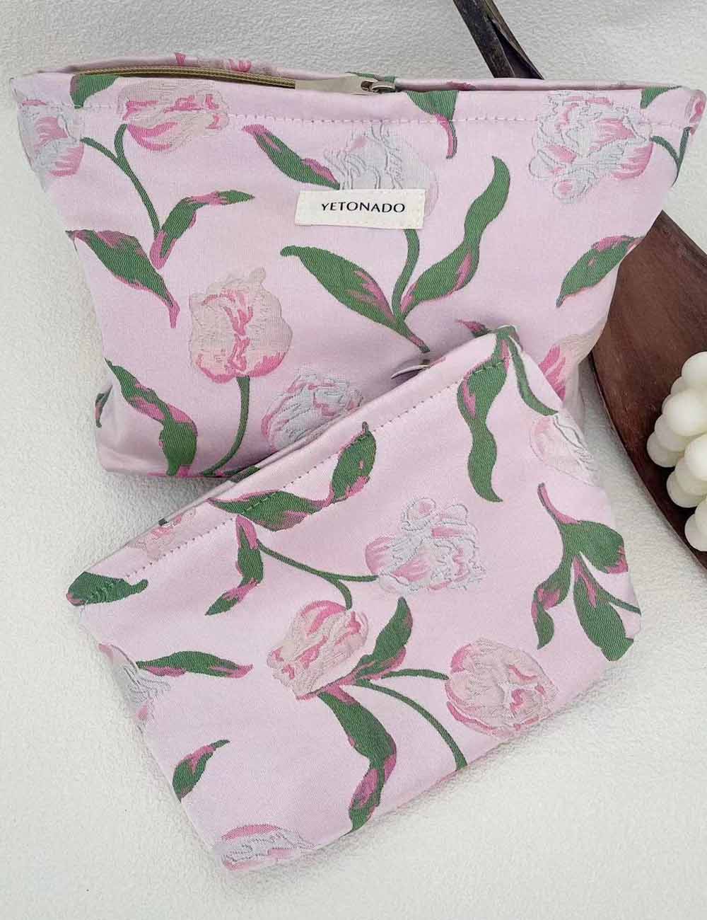 Vintage Floral Travel Pouch - DippedShop Wholesale - #4627