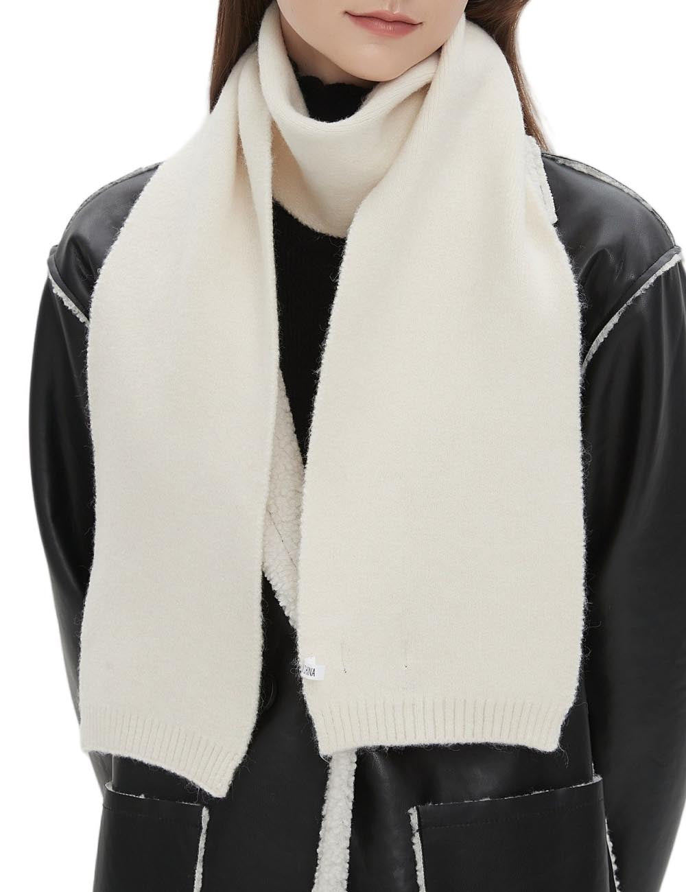 Simple Winter Solid Color Knit Scarf DP25G585