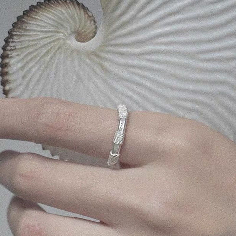Minimalist Silver Filigree Ring - DippedShop Wholesale - #1395