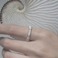 Minimalist Silver Filigree Ring - DippedShop Wholesale - #4163
