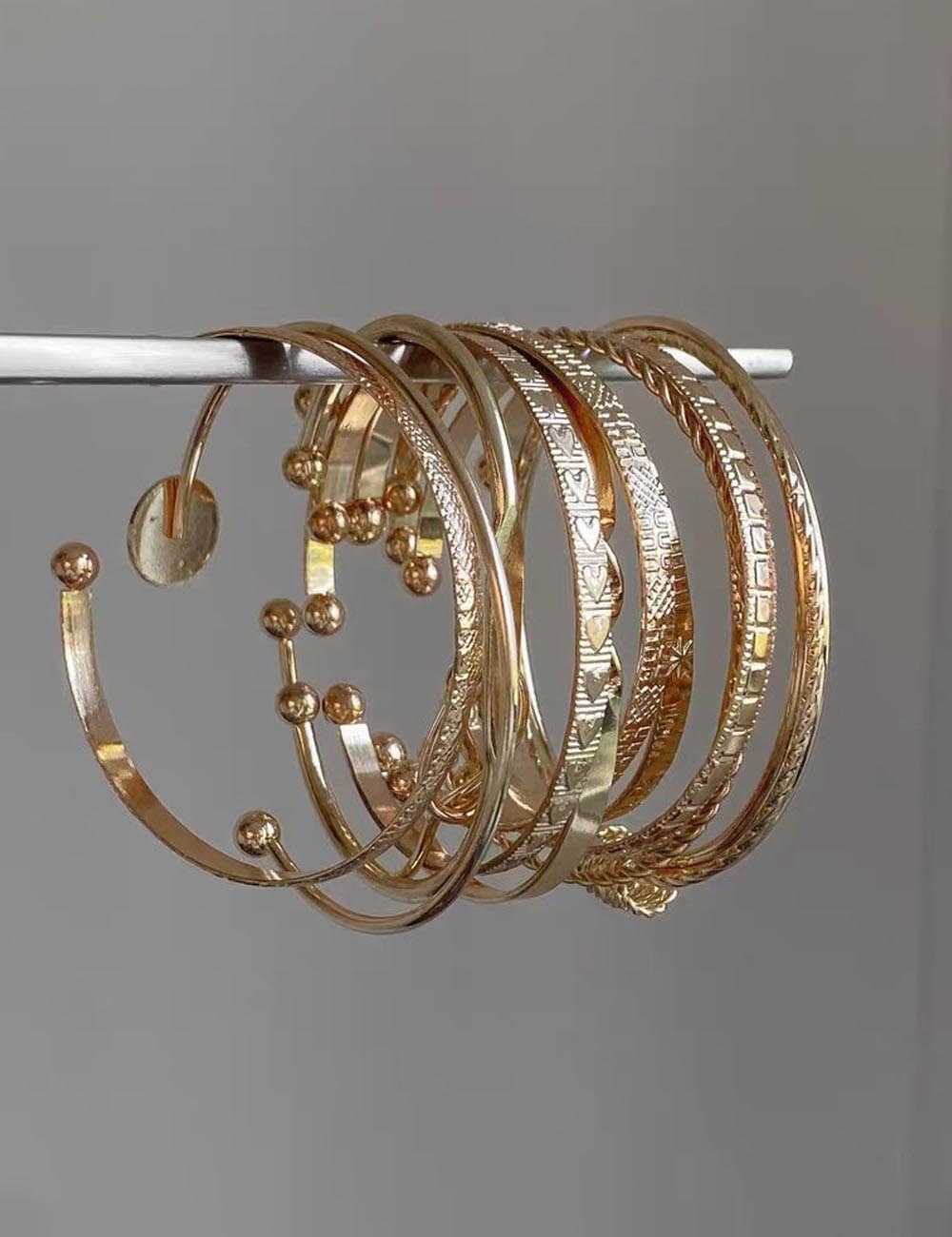 Vintage Gold Plated Layered St - DippedShop Wholesale - #2659