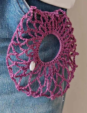 Straw Hair Scrunchie - DippedShop Wholesale - #4467