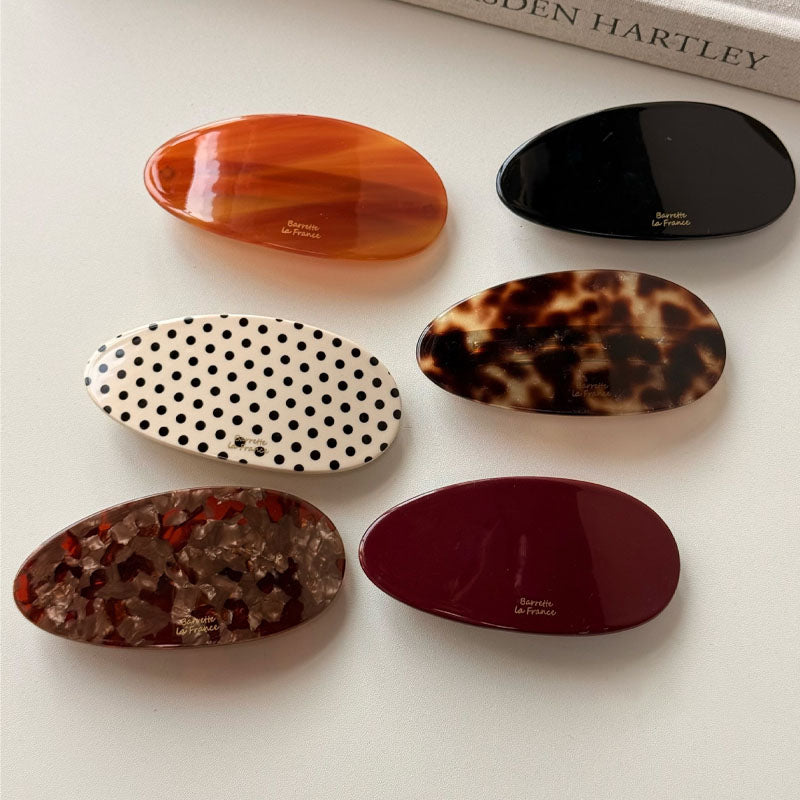 Vintage Marble Hair Barrette - DippedShop Wholesale - #4355
