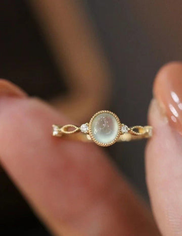 Elegant Gold Plated Chalcedony - DippedShop Wholesale - #8755