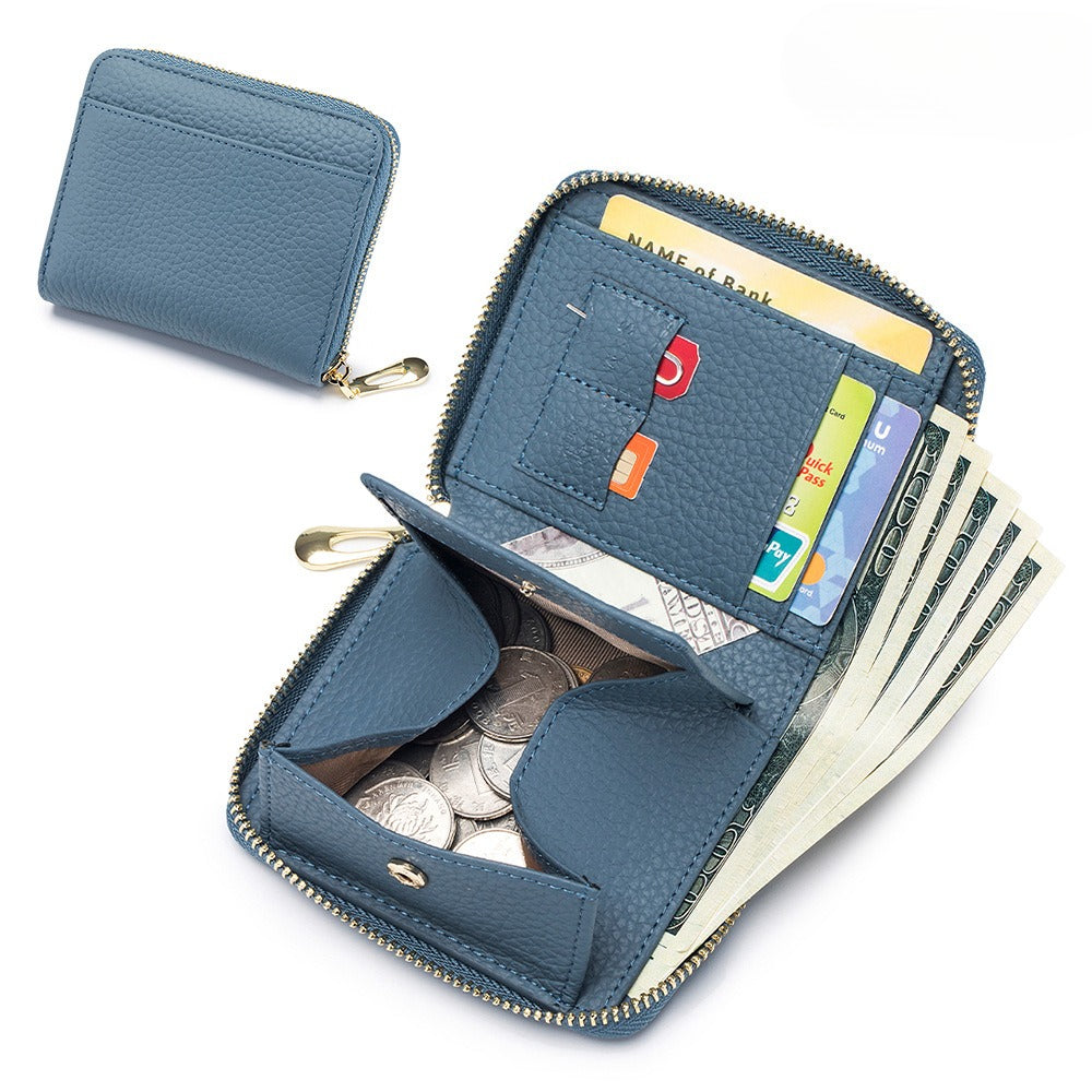 Simple Solid Color Card Case W - DippedShop Wholesale - #3827