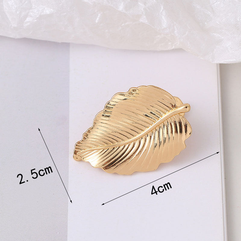Cute Creative Gold Shell Duckbill Hair Clip MK2MBEP6W6HCP377