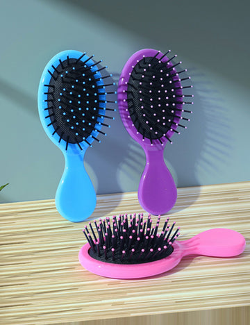 Solid Color Oval Massage Air Cushion Comb DPHC15