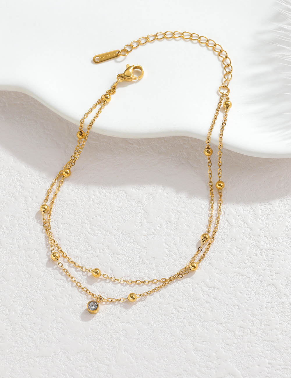 Fashion Gold Plated Rhinestone - DippedShop Wholesale - #8515