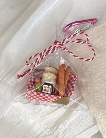 Cute Creative Bread Toast Cartoon Bag Charm DP25E485