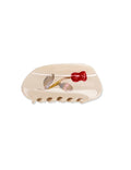 Creamy Rose Acetate Hair Claw Clip MK2PPM6W6HCP338