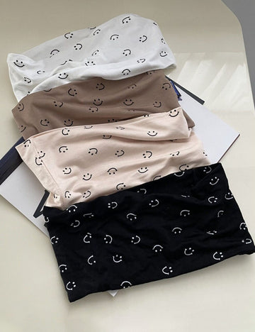 Sports Smiley Print Headband - DippedShop Wholesale - #0531