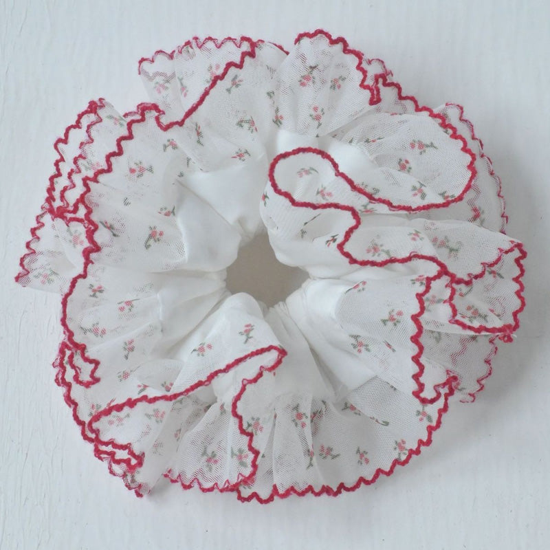 Floral Lace Hair Ties - DippedShop Wholesale - #4435