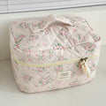Quilted Floral Storage Bag - DippedShop Wholesale - #0691