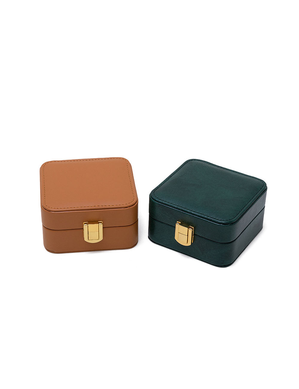Solid Color Portable Travel Jewelry Case DP25F862