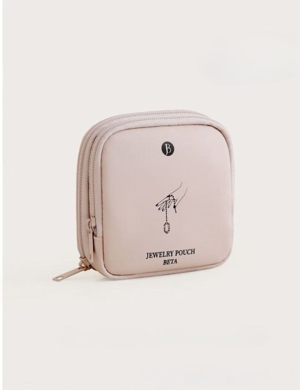 Cute Mini Letter Print Jewelry Organizer Bag 8CW6BOB297L