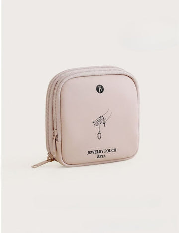 Cute Mini Letter Print Jewelry Organizer Bag 8CW6BOB297L