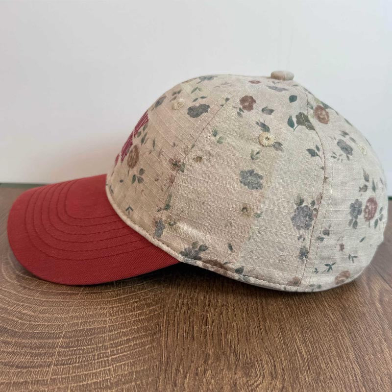 Fashion Floral Print Letter Embroidery Baseball Cap MK2BW6W6HAT86