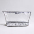 Minimalist Solid Color Quilt Shell Cosmetic Bag 6C5CO271