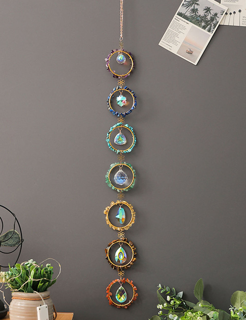 Crystal Dream Catcher Suncatcher - DippedShop Wholesale - #3731