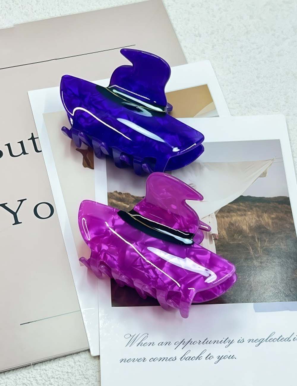 Halloween Cartoon Witch Hat Hair Claw Clip DP25G526