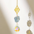Natural Stone Crystal Ball Suncatcher - DippedShop Wholesale - #9603