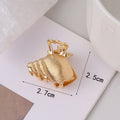 Cute Gold Sea Conch Mini Hair Claw MK2MBEP6W6HCP372